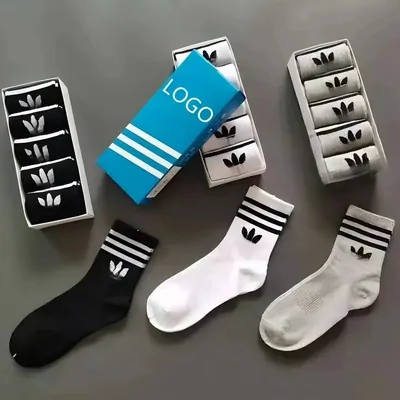 Adidas Logo Socks 5-Pack