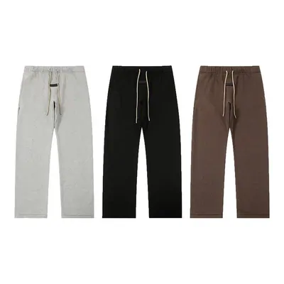 Men's Casual Jogger Pants in Grey, Black, and Brown